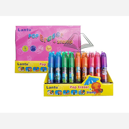 پاک کن فانتزی فشنگی مهردار Lantu مدل (LT-301) بسته 1 عددی