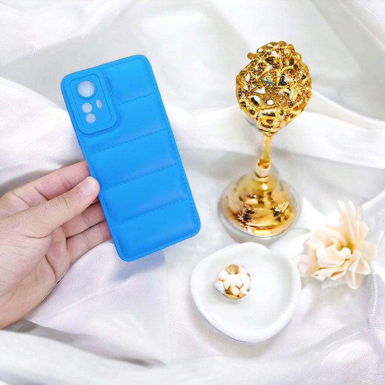 قاب ژله ای پافری محافظ لنز دار مناسب برای گوشی موبایل Xiaomi Redmi Note 12s