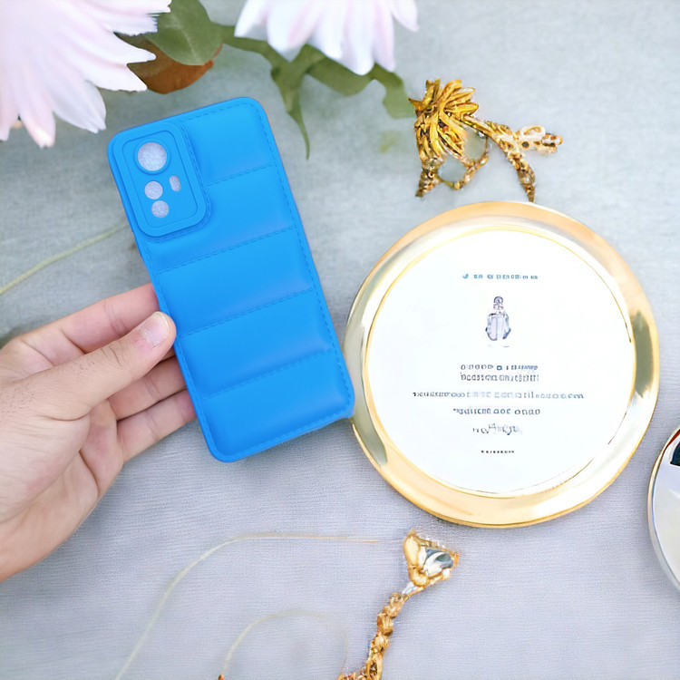قاب ژله ای پافری محافظ لنز دار مناسب برای گوشی موبایل Xiaomi Redmi Note 12s