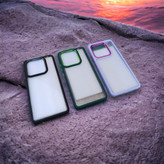 کاور شفاف دکمه فلزی مدل New Skin مناسب برای گوشی موبایل Redmi Note 13 4g
