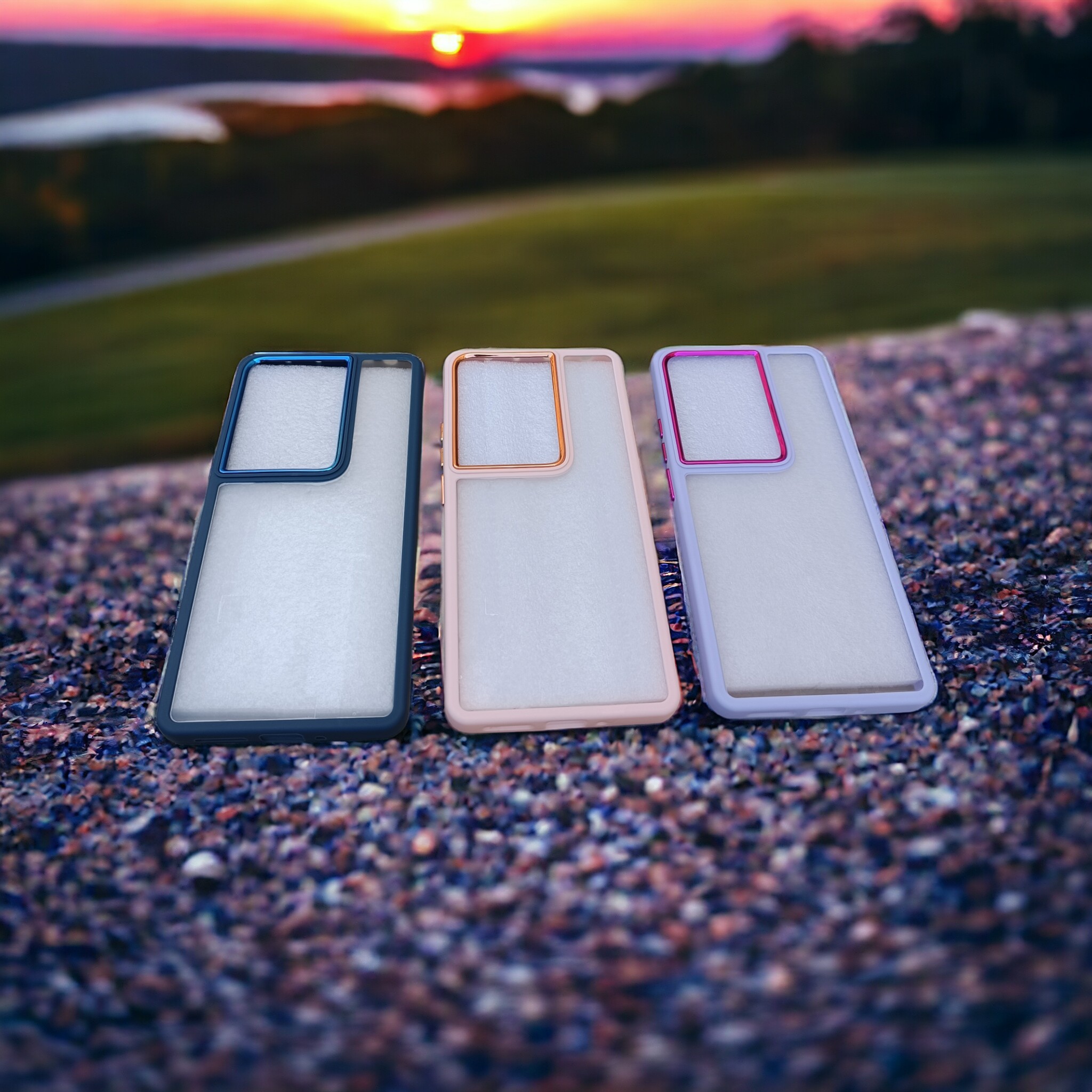 کاور شفاف دکمه فلزی مدل New Skin مناسب برای گوشی موبایل Redmi Note 13 Pro 4G-Poco M6 Pro 4G