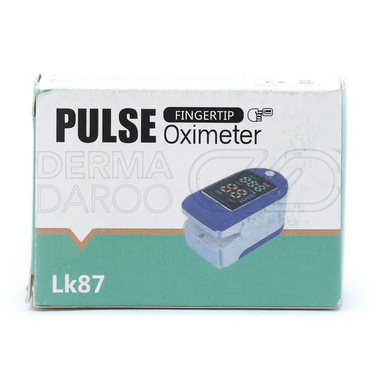 پالس اکسیمتر انگشتی مدل LK87،دارای صفحه نمایش رنگی،نمایشگر ضربان قلب و اکسیژن خون،مناسب برای استفاده خانگی و درمانگاهی