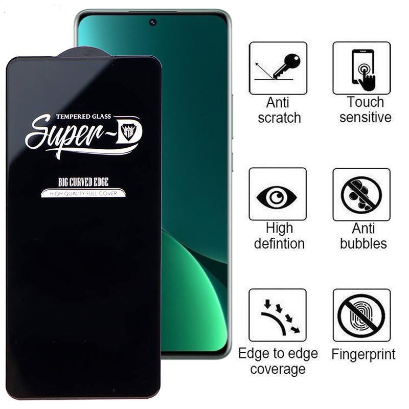 محافظ صفحه نمایش HK مدل Super D مناسب برای گوشی موبایل Xiaomi Redmi 12/Redmi Note 12R/Poco M6 Pro