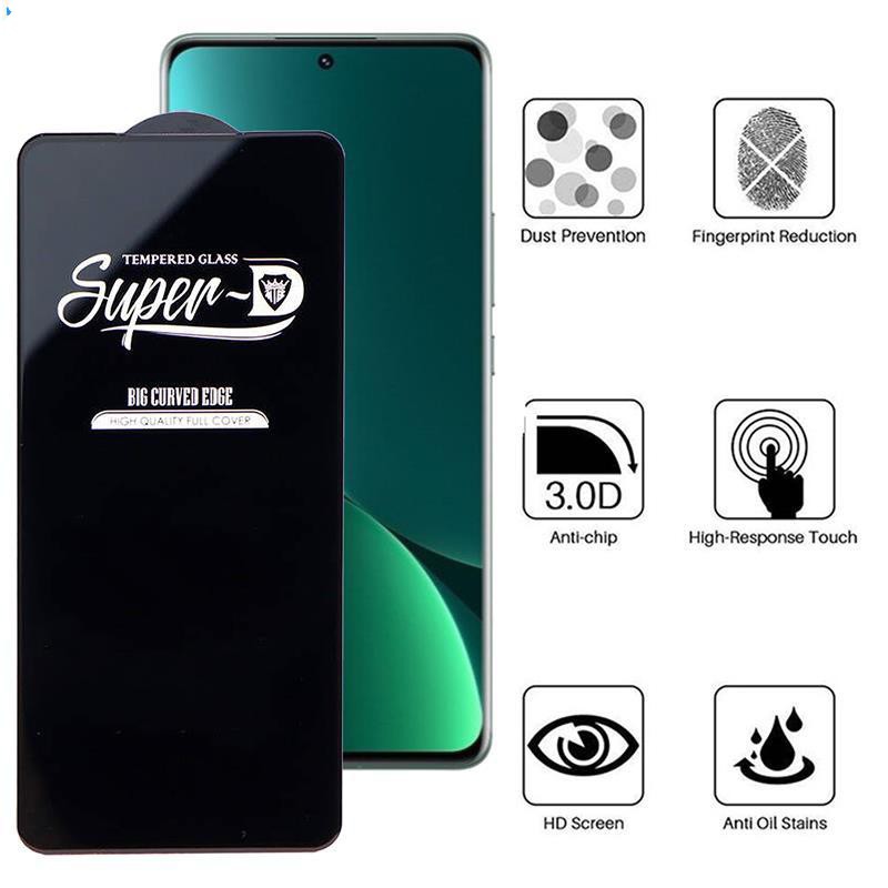 محافظ صفحه نمایش HK مدل Super D مناسب برای گوشی موبایل Xiaomi Redmi 12/Redmi Note 12R/Poco M6 Pro