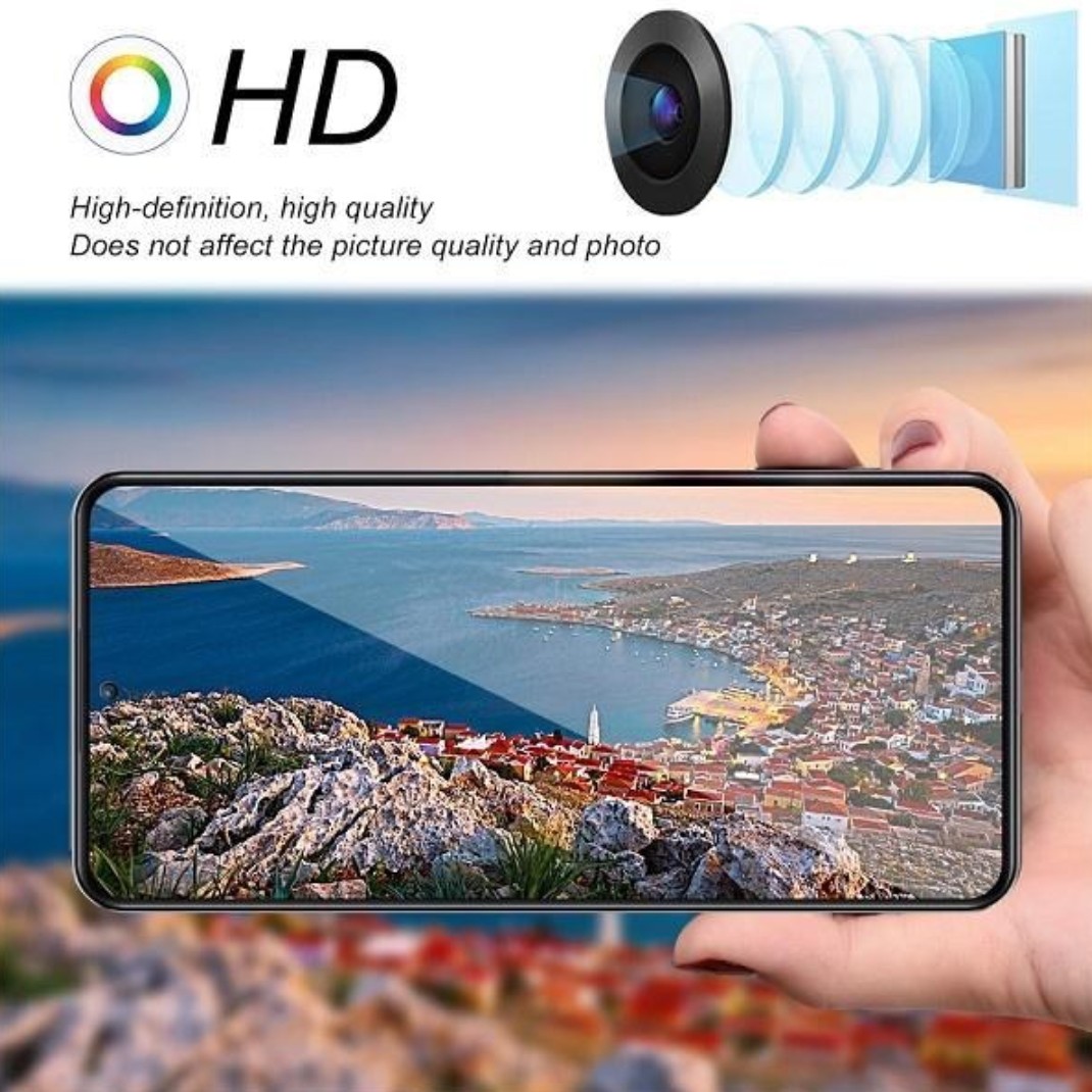 محافظ لنز 9H شیشه ای Xiaomi Redmi 12 مدل 3D