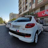 برچسب پارکابی خودرو طرح پرچم فرانسه کد FE3 بسته 2 عددی