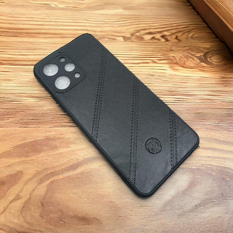 قاب چرمی انعطاف پذیر محافظ لنزدار مناسب برای گوشی Xiaomi Redmi 12