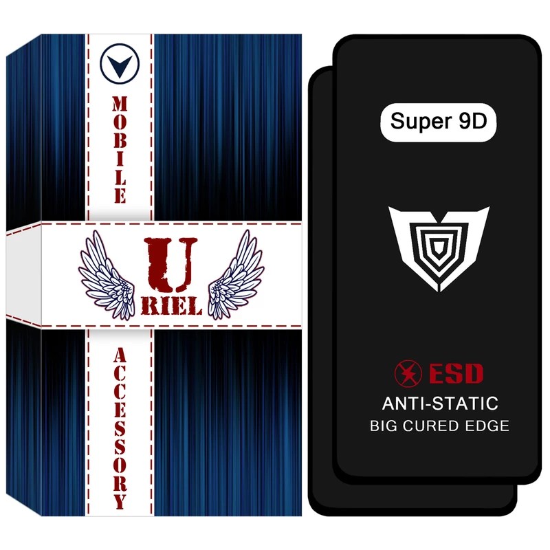 محافظ صفحه نمایش شیشه ای یوریل مدل Super 9D مناسب برای گوشی موبایل شیائومی Redmi Note 10 Pro بسته 1 عددی
