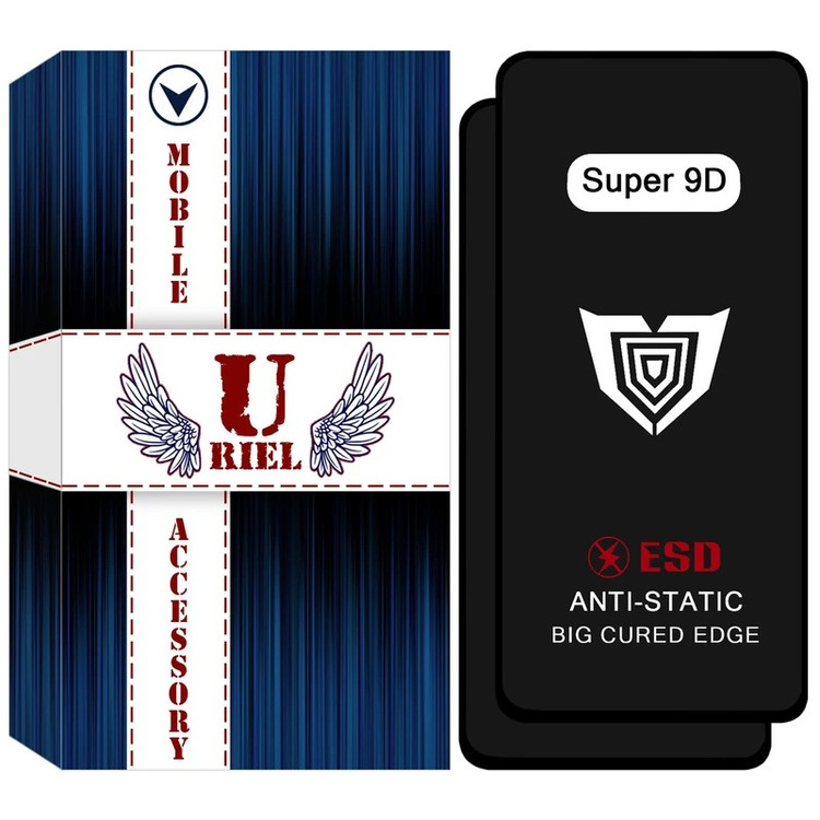 محافظ صفحه نمایش شیشه ای یوریل مدل Super 9D مناسب برای گوشی موبایل شیائومی Redmi Note 10 Pro بسته 1 عددی