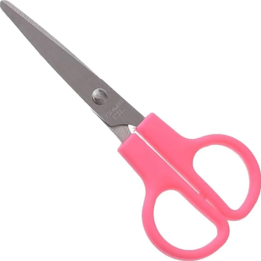 قیچی مهد کودک غلاف دار نوک گرد مدل HQT-6021 بسته 1 عددی
