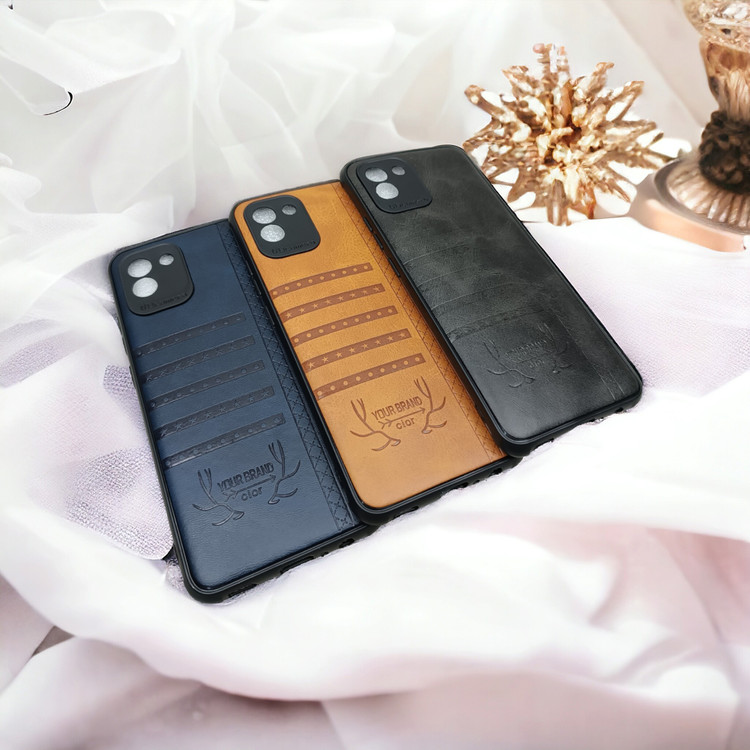 قاب چرمی انعطاف پذیر محافظ لنزدار مدل YOUR BRAND CIOR مناسب برای گوشی SAMSUNG GALAXY A03