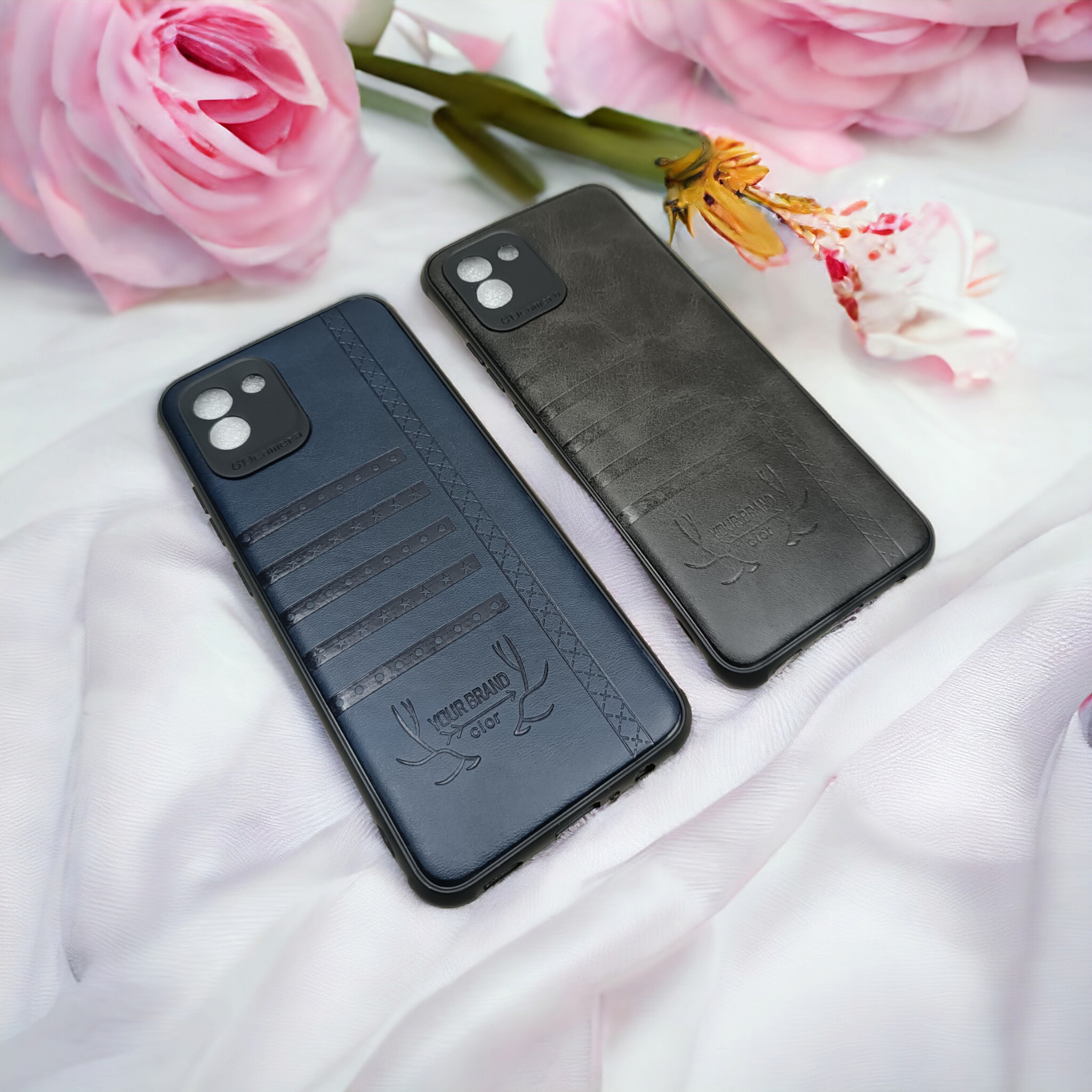 قاب چرمی انعطاف پذیر محافظ لنزدار مدل YOUR BRAND CIOR مناسب برای گوشی SAMSUNG GALAXY A03