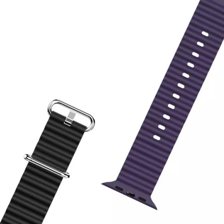 بند سیلیکونی ساعت هوشمند اپل واچ مدل اوشن برند ACCESSORIES سایز 35mm بسته 1 عددی