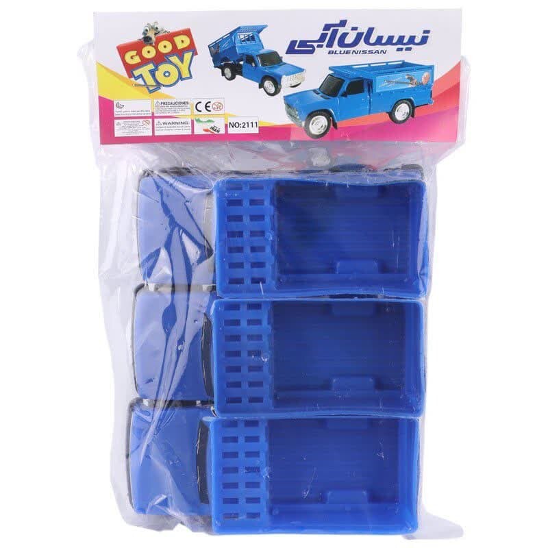 ماشین اسباب بازی پرطرفدار مدل نیسان 2111 GOOD TOY،مناسب برای کودکان بالای 3 سال (بسته 3 عددی)