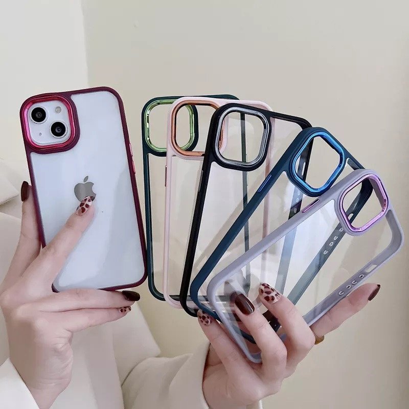 کاور شفاف دکمه فلزی مدل New Skin مناسب برای گوشی موبایل Samsung Galaxy A52 4g-A52s