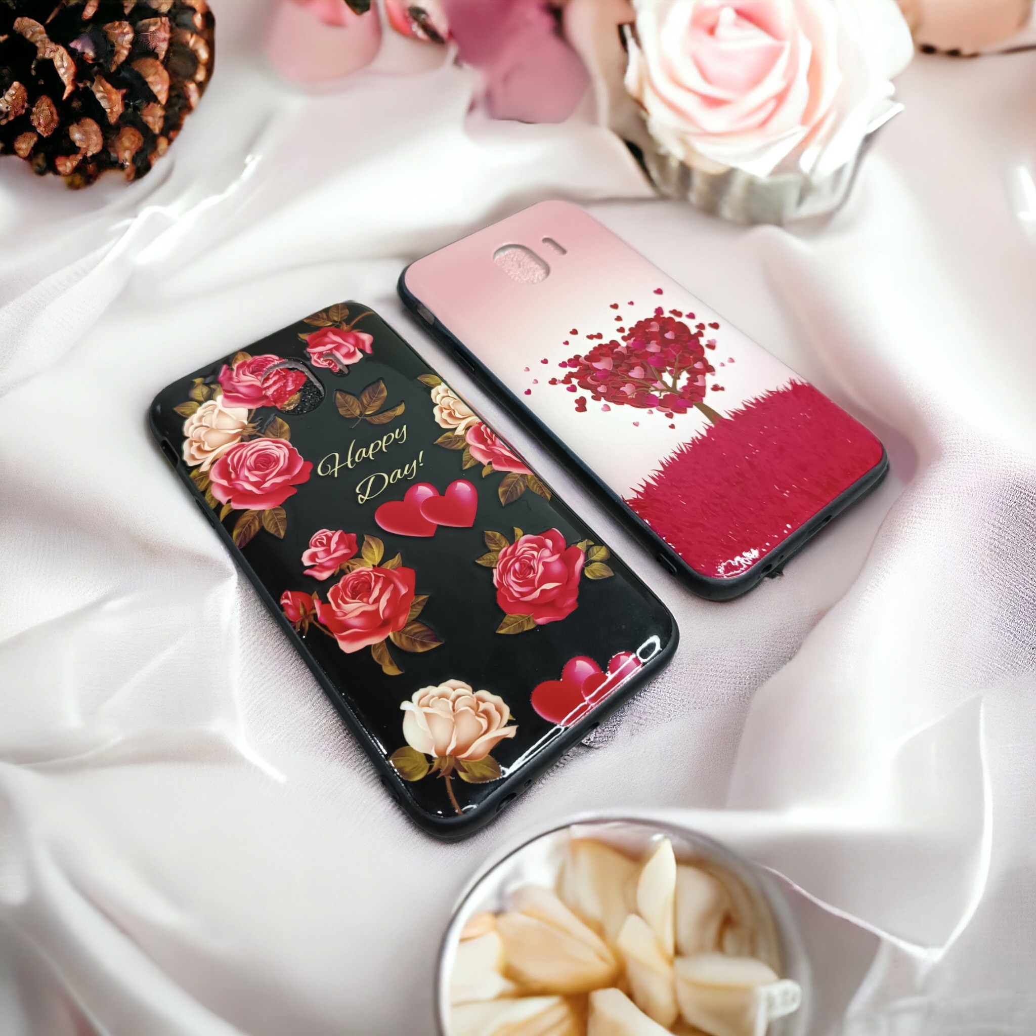 قاب فانتزی و برجسته دخترانه مناسب برای گوشی موبایل Samsung Galaxy j4 2018