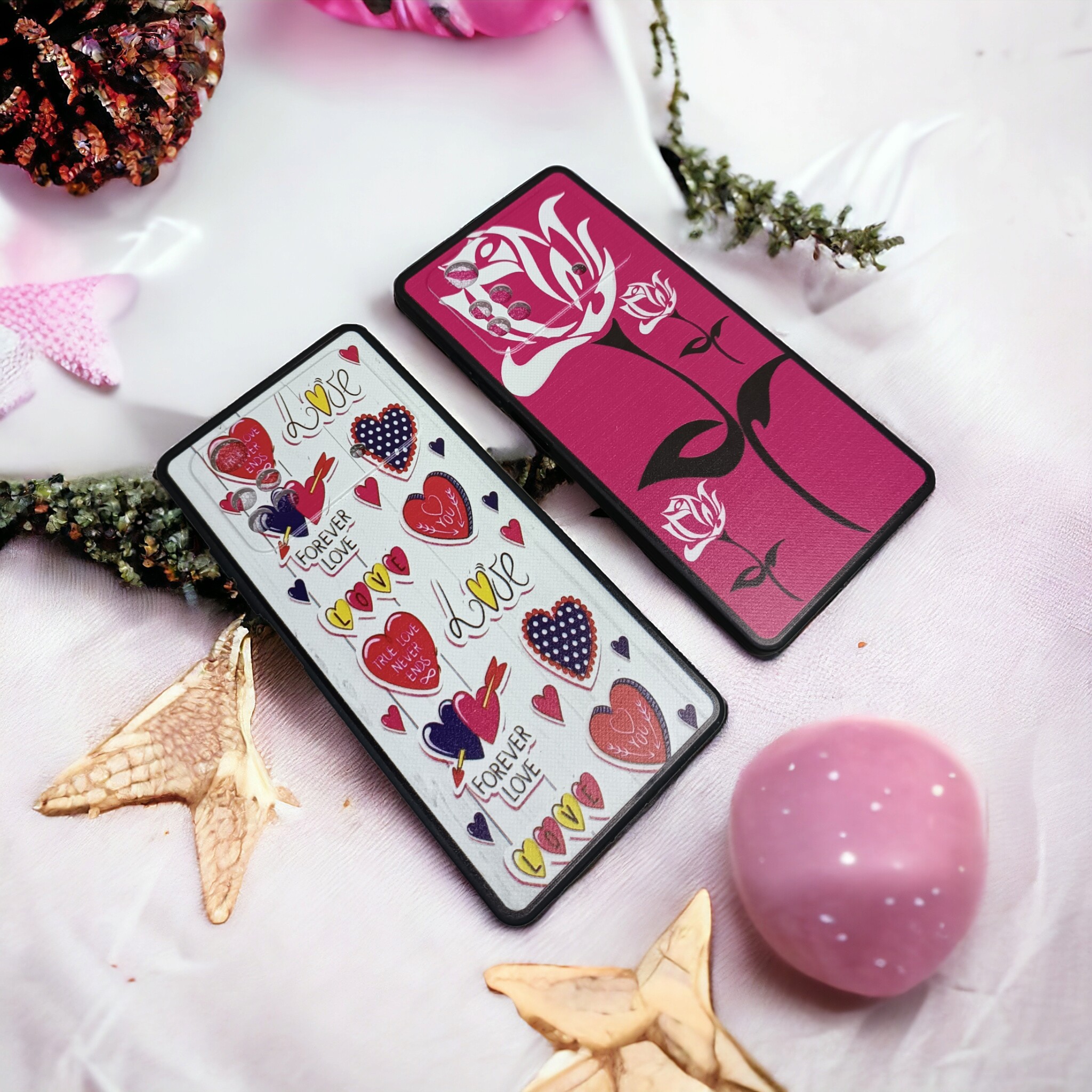 قاب فانتزی و برجسته محافظ لنز دار دخترانه مناسب برای گوشی موبایل Xiaomi Poco M4 Pro 4g