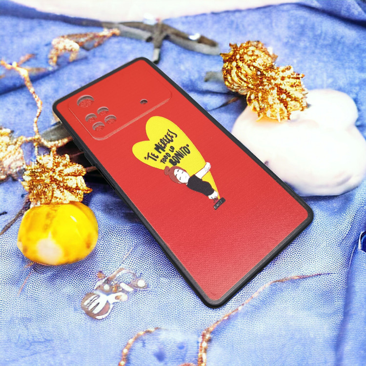 قاب فانتزی و برجسته محافظ لنز دار دخترانه مناسب برای گوشی موبایل Xiaomi Poco M4 Pro 4g