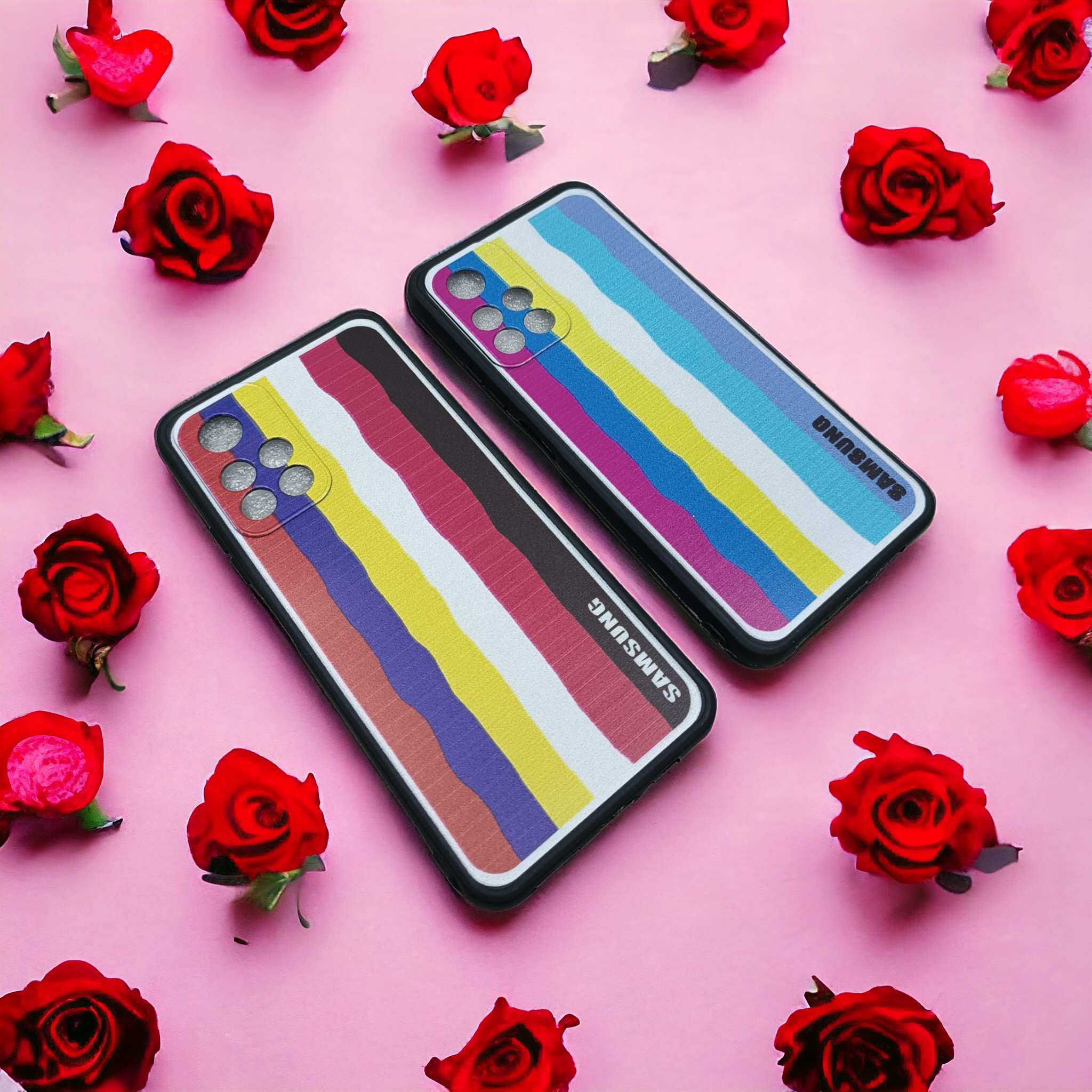 کاور رنگین کمانی ژله ای محافظ لنز دار مناسب برای گوشی Poco M4 Pro 5g-Redmi Note 11 5g