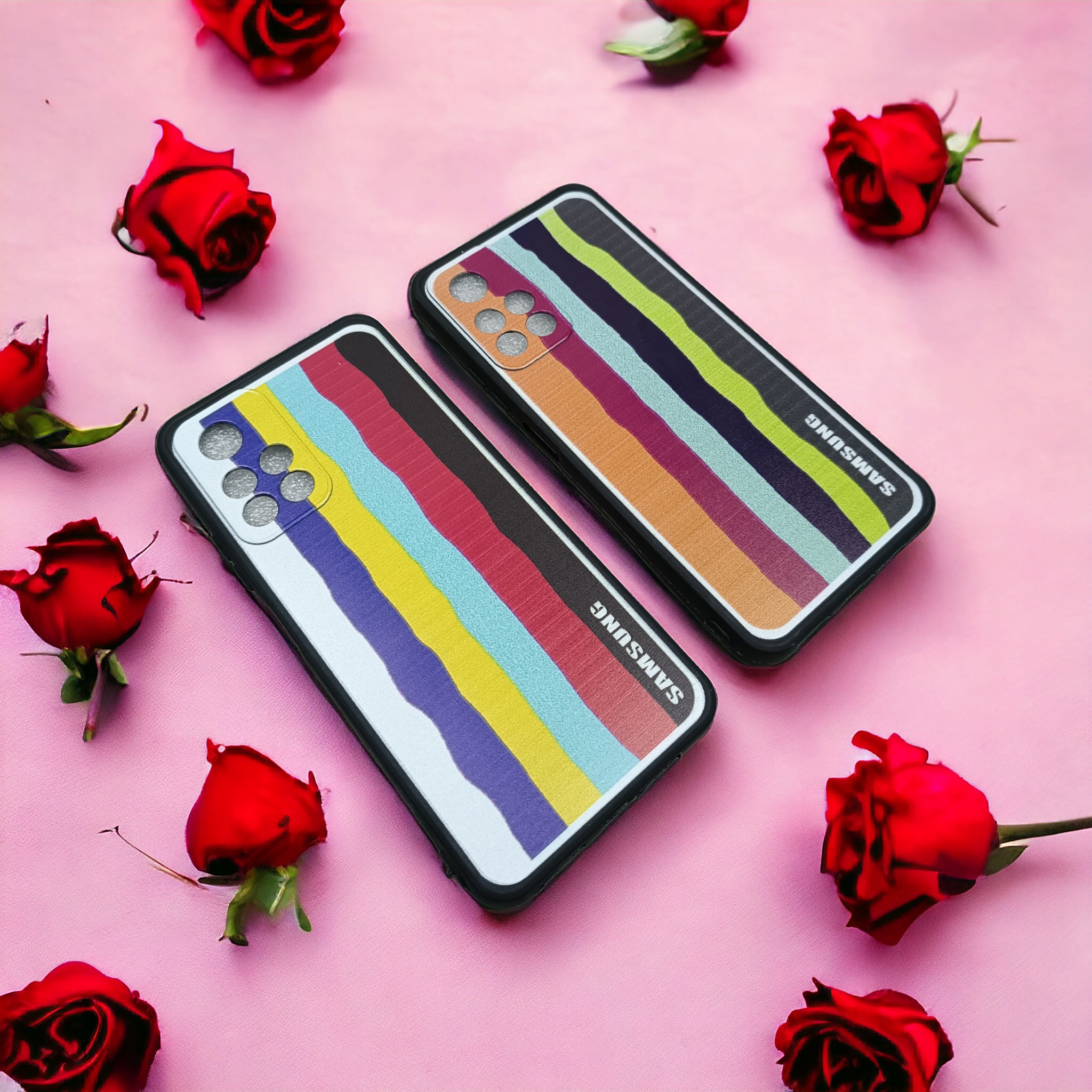 کاور رنگین کمانی ژله ای محافظ لنز دار مناسب برای گوشی Poco M4 Pro 5g-Redmi Note 11 5g