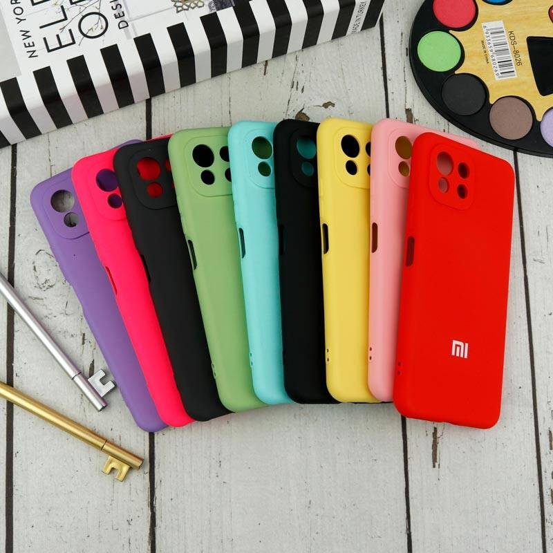 قاب سیلیکونی معمولی محافظ لنزدار مناسب برای گوشی موبایل Xiaomi Mi 11 LITE