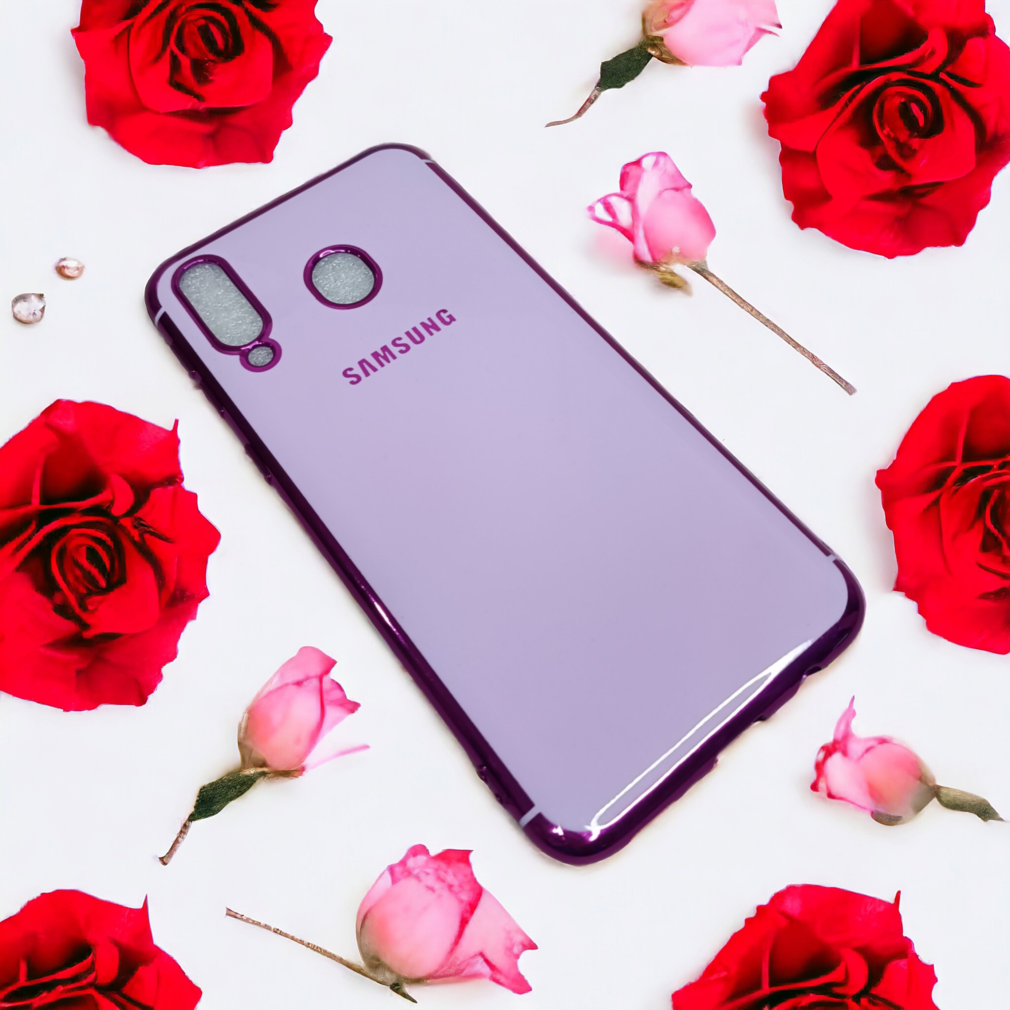 کاور براق انعطاف پذیر مدل My case مناسب برای گوشی موبایل Samsung Galaxy M30