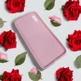 کاور ژله ای صورتی برند باسئوس مناسب برای گوشی موبایل Samsung Galaxy A70
