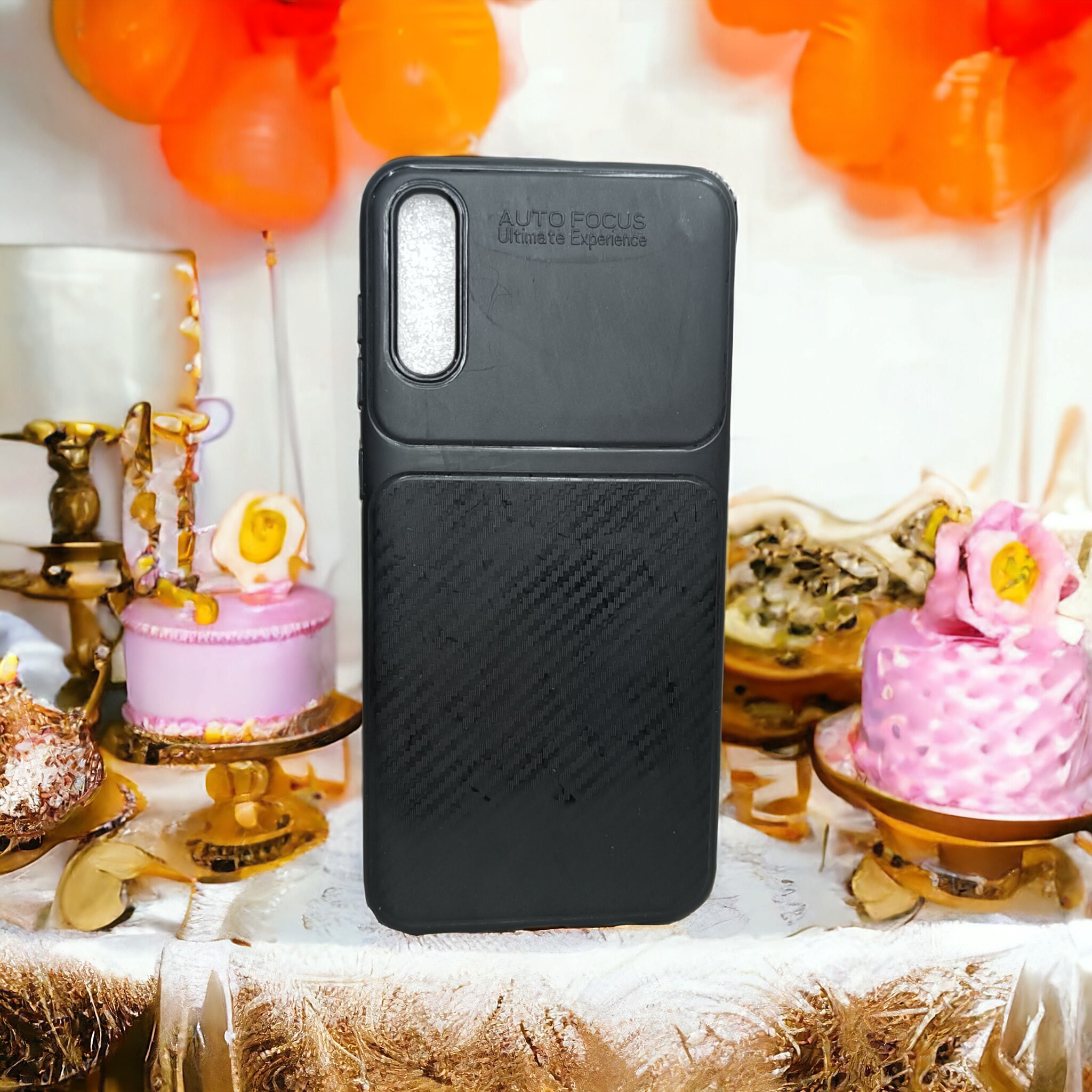 کاور اتوفوکوس مشکی ژله ای مناسب برای گوشی موبایل Samsung Galaxy A70