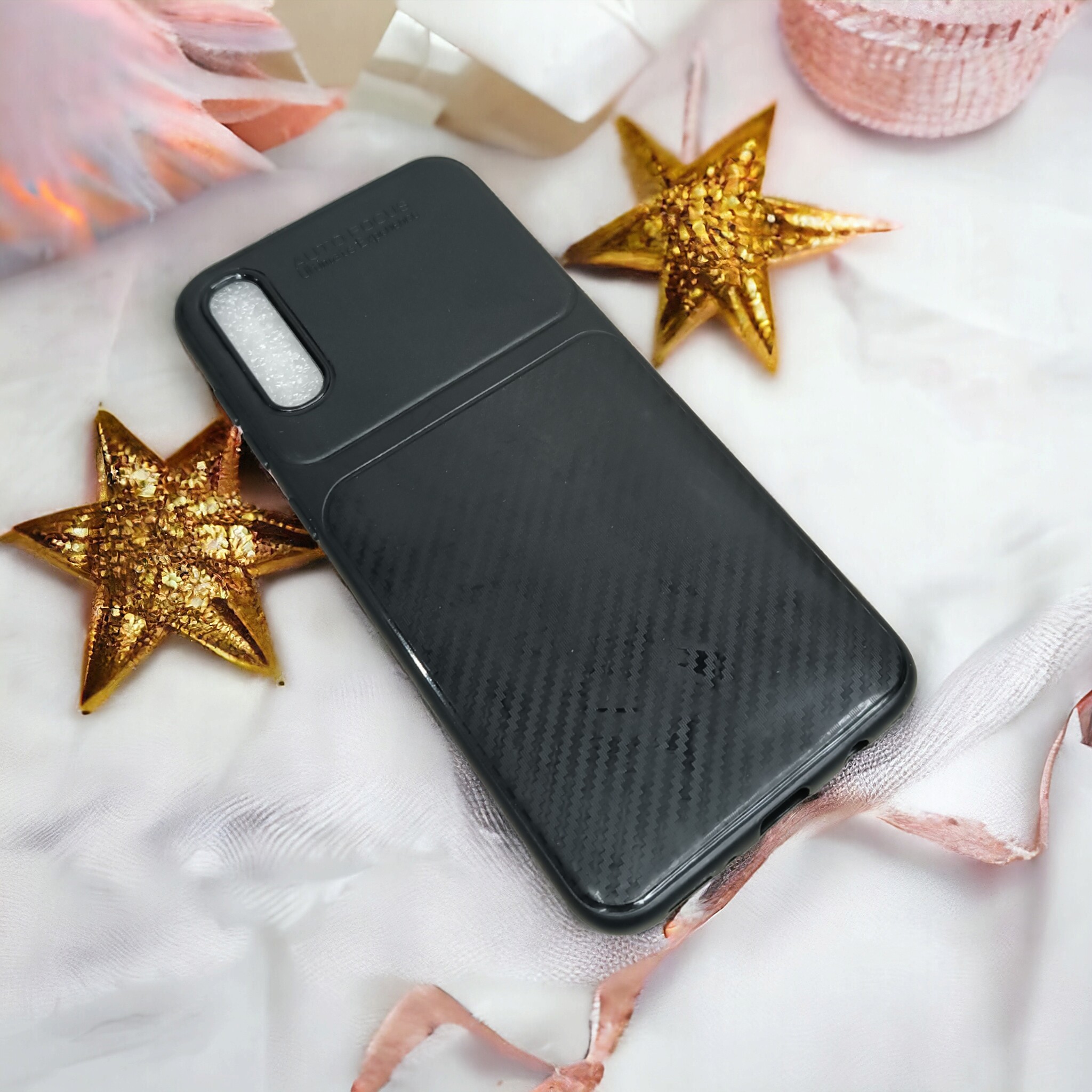 کاور اتوفوکوس مشکی ژله ای مناسب برای گوشی موبایل Samsung Galaxy A70