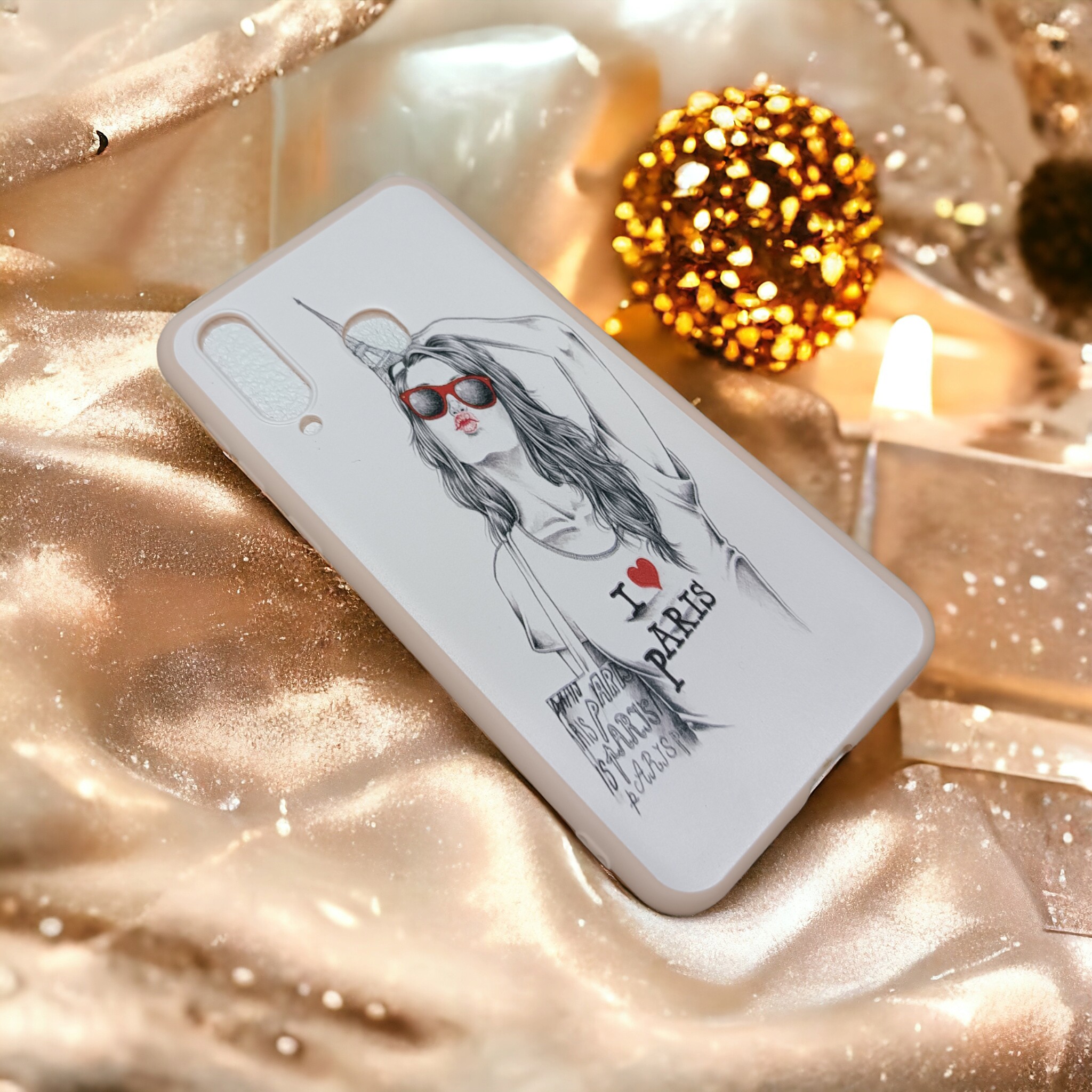 کاور طرحدار ژله ای دخترانه مناسب برای گوشی موبایل Samsung Galaxy A60