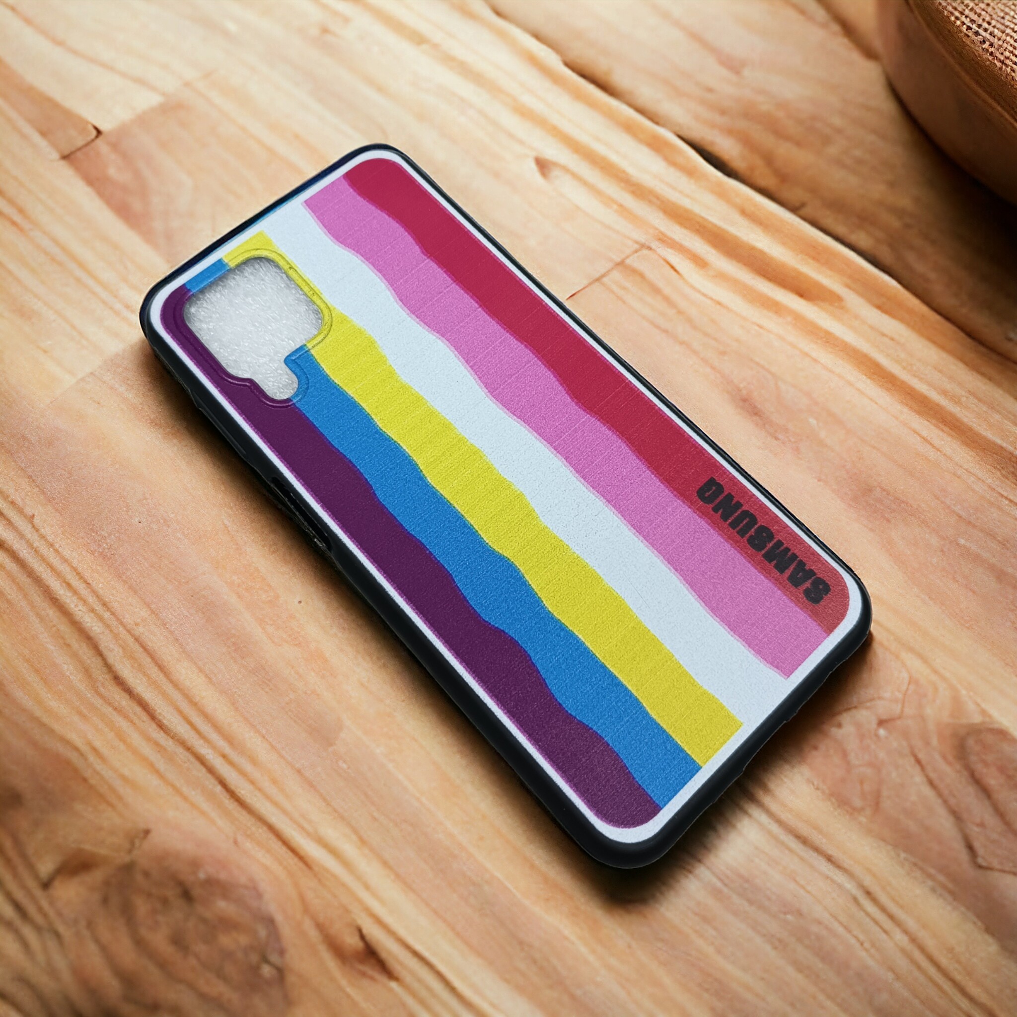 کاور رنگین کمانی ژله ای مناسب برای گوشی موبایل Samsung Galaxy A22 4G