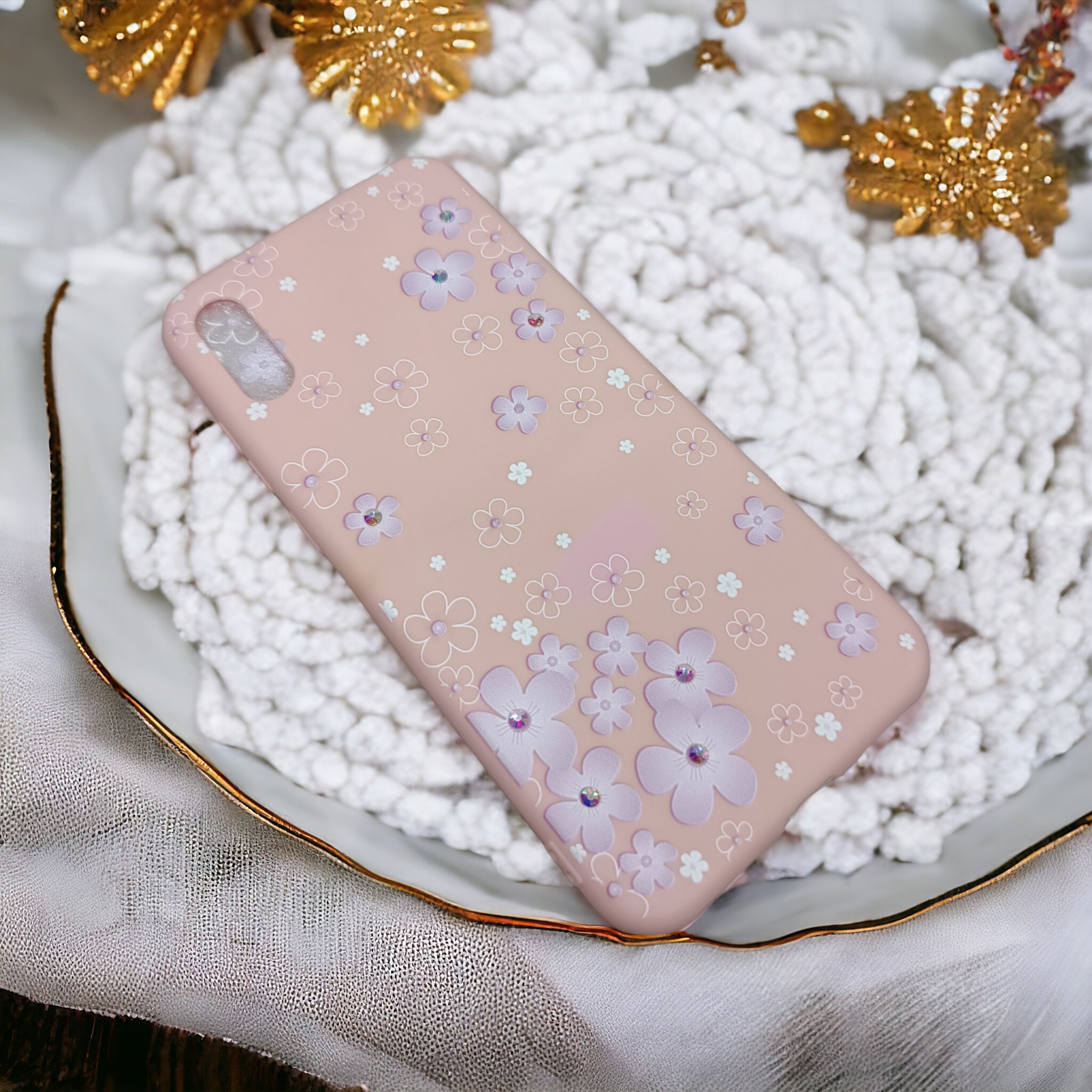 کاور ژله ای نگین دار فانتزی دخترانه مناسب برای گوشی موبایل HUAWEI Y6 PRO 2019