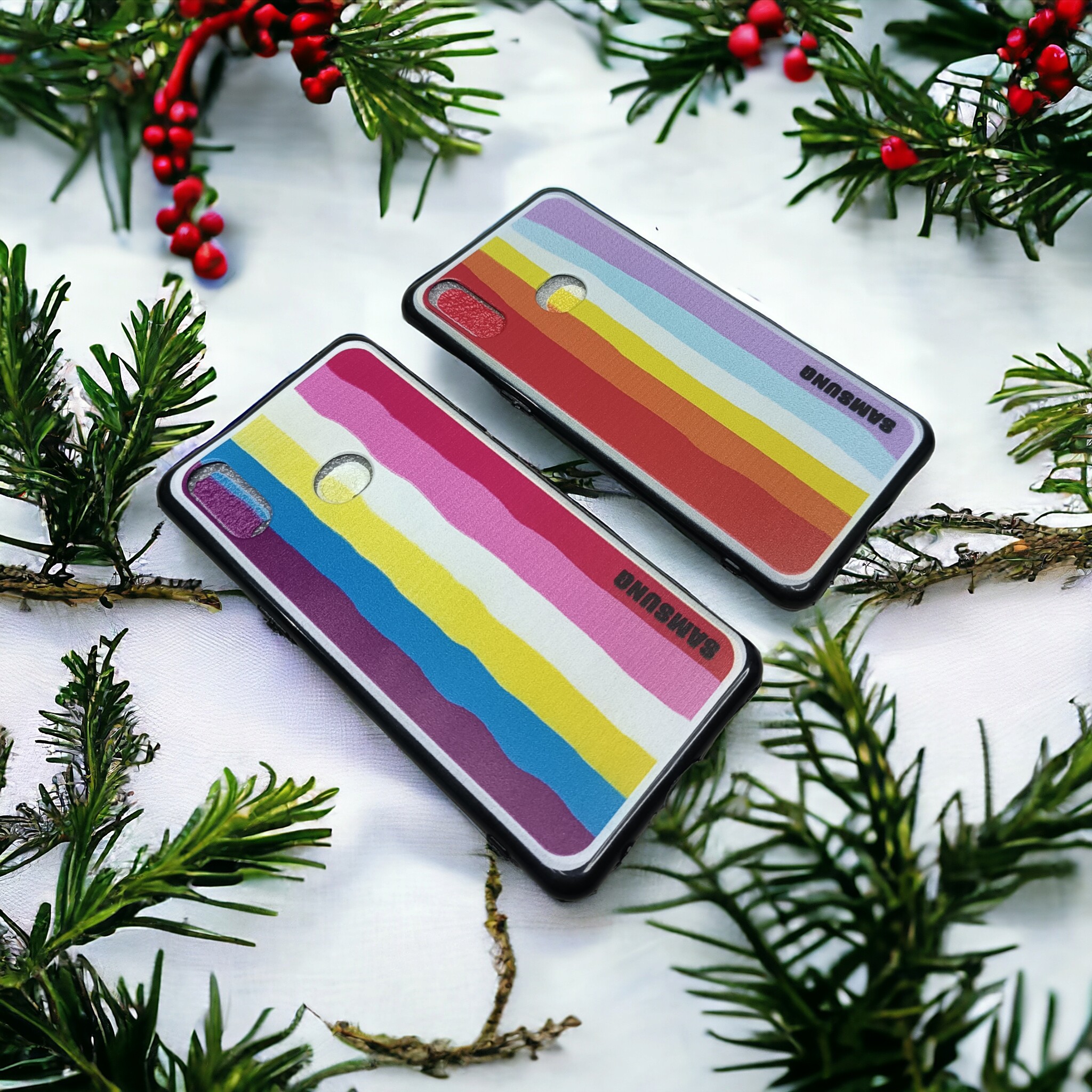 کاور رنگین کمانی ژله ای مناسب برای گوشی موبایل Samsung Galaxy A10s