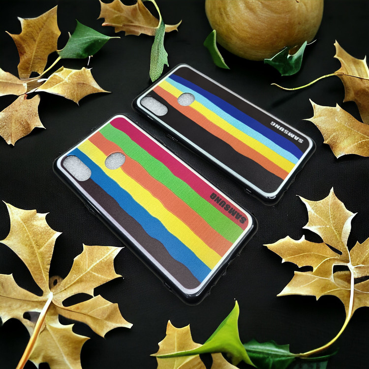 کاور رنگین کمانی ژله ای مناسب برای گوشی موبایل Samsung Galaxy A10s