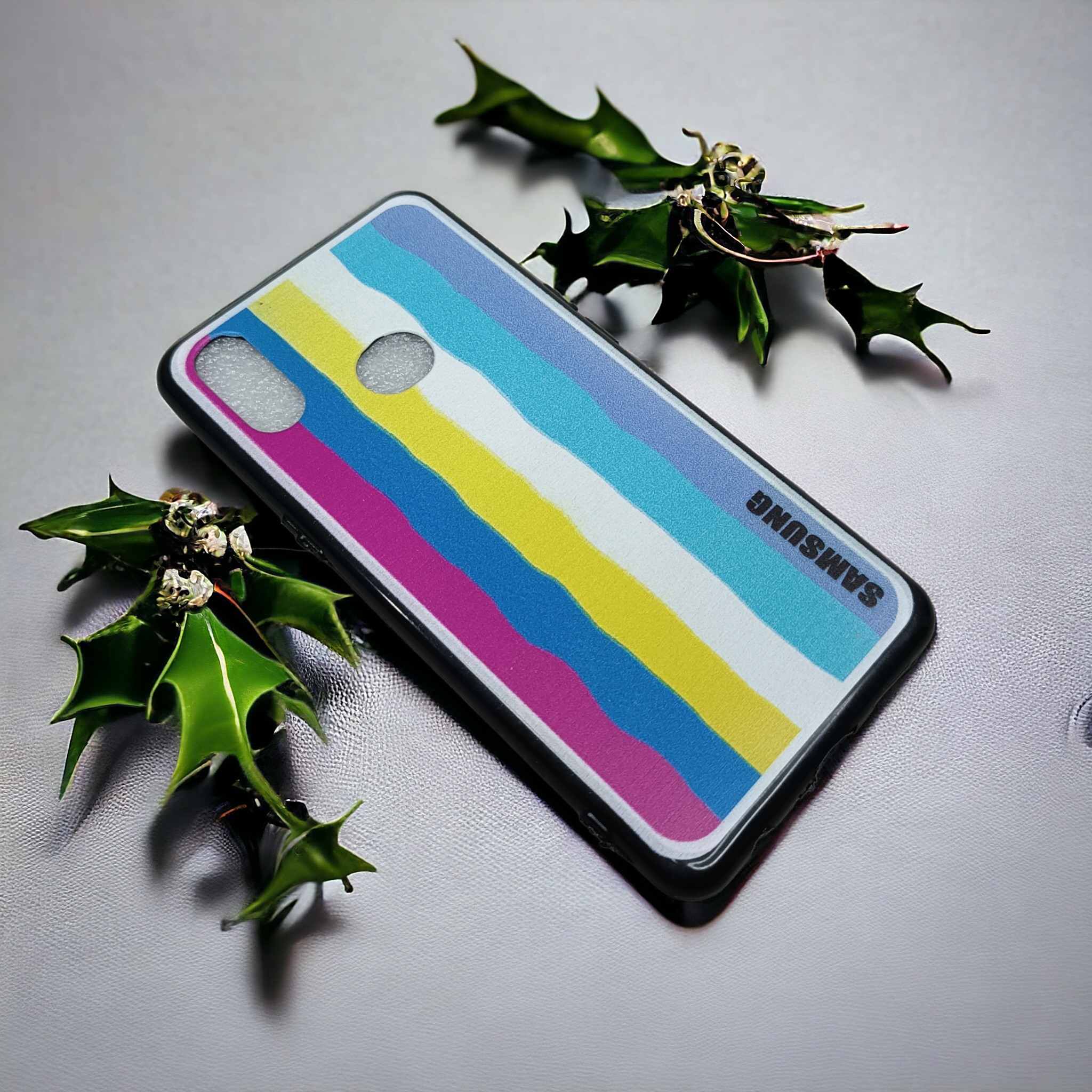 کاور رنگین کمانی ژله ای مناسب برای گوشی موبایل Samsung Galaxy A10s
