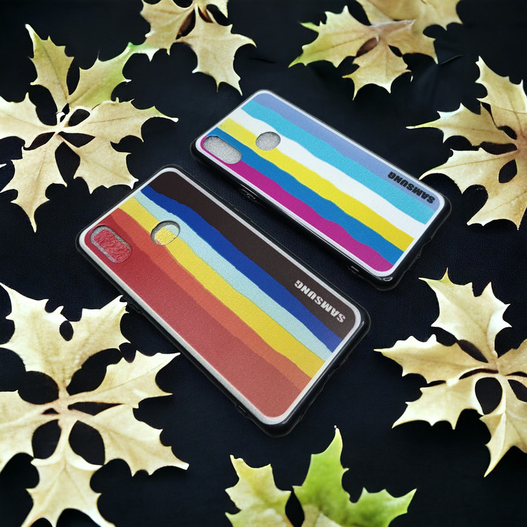 کاور رنگین کمانی ژله ای مناسب برای گوشی موبایل Samsung Galaxy A10s