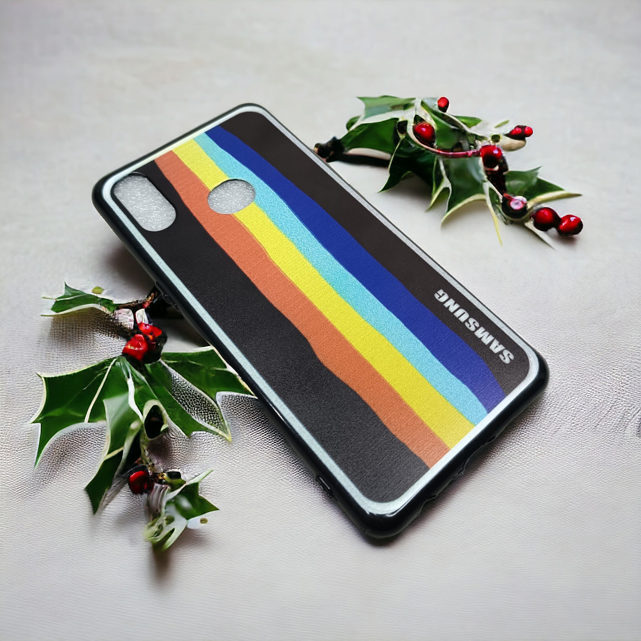 کاور رنگین کمانی ژله ای مناسب برای گوشی موبایل Samsung Galaxy A10s