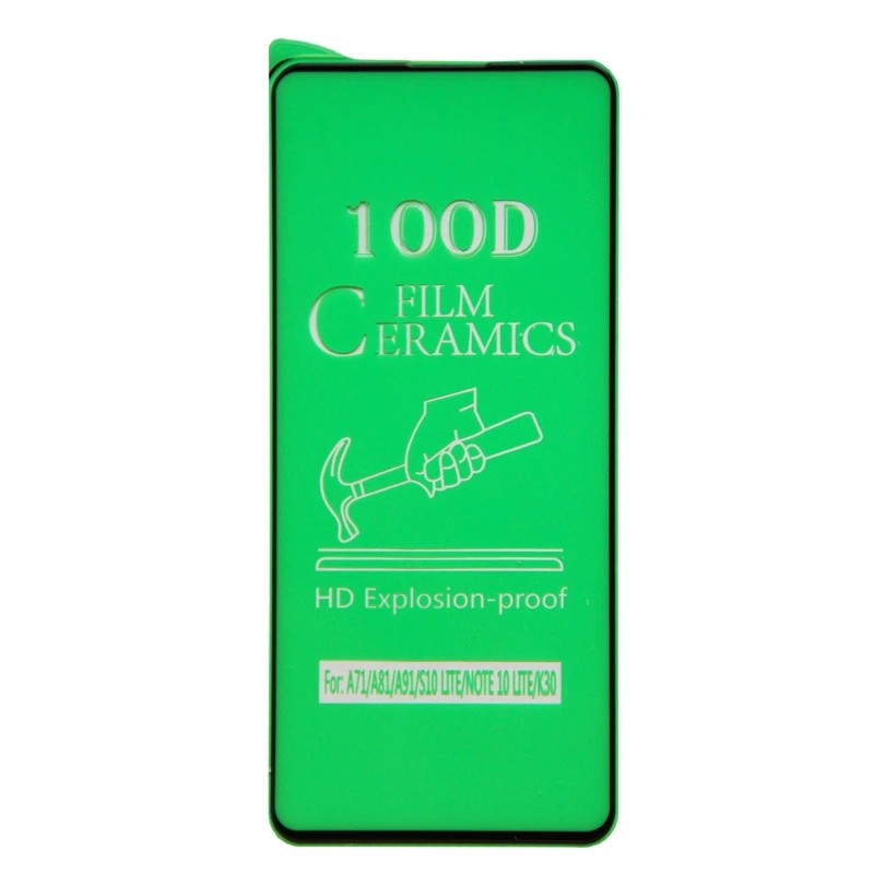 محافظ صفحه نمایش سرامیکی شفاف مناسب برای گوشی موبایل A71/A81/A91/M51/Note 9s/9 Pro/9 Pro Max/Poco X3/Note 10 Lite