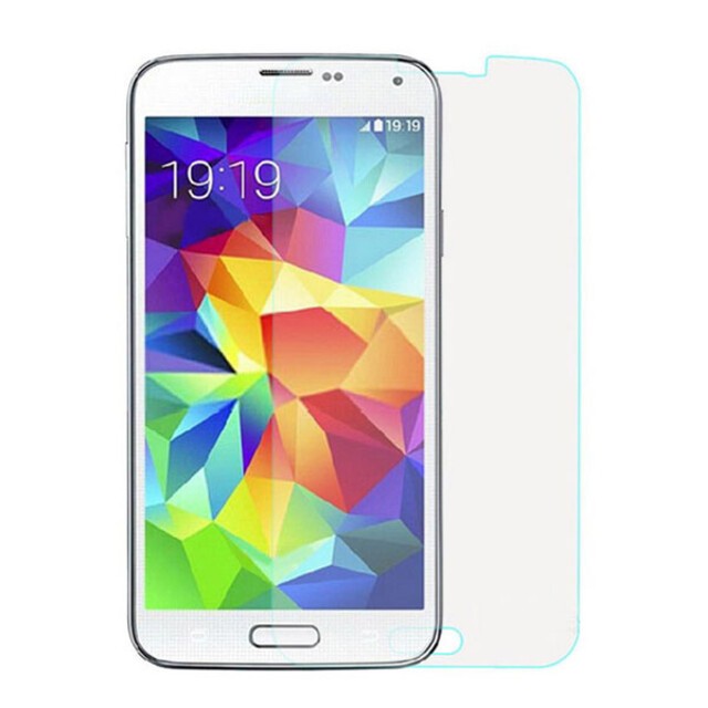 محافظ صفحه نمایش شیشه ای،مقاوم در برابر ضربه و خط و خش،مناسب برای گوشی موبایل Samsung Galaxy S5