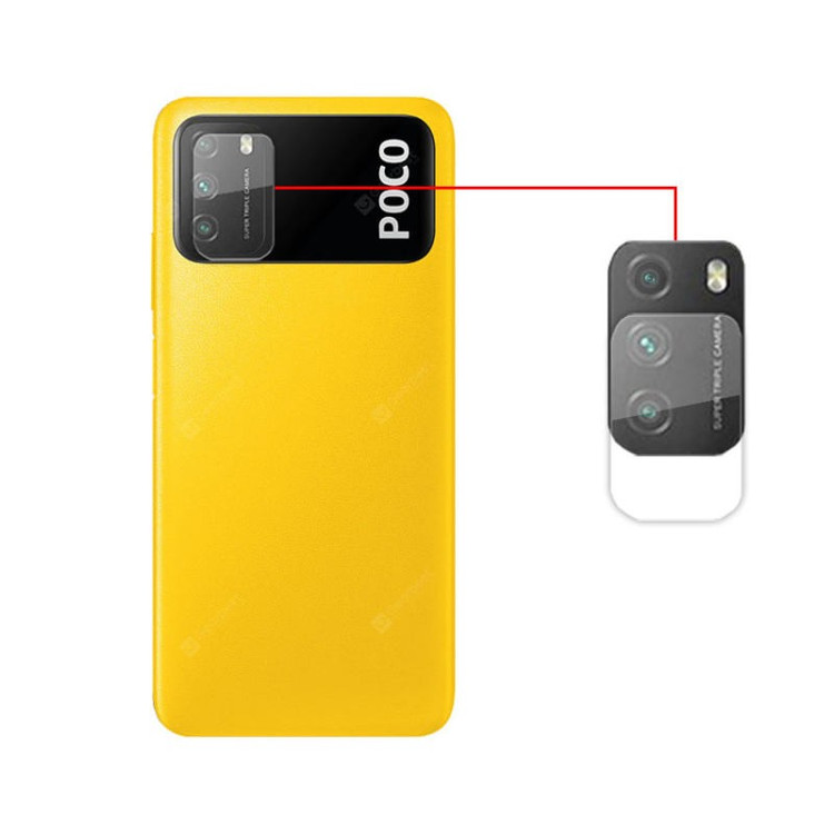 محافظ لنز دوربین از نوع سرامیکی مناسب برای گوشی موبایل Xiaomi Poco M3