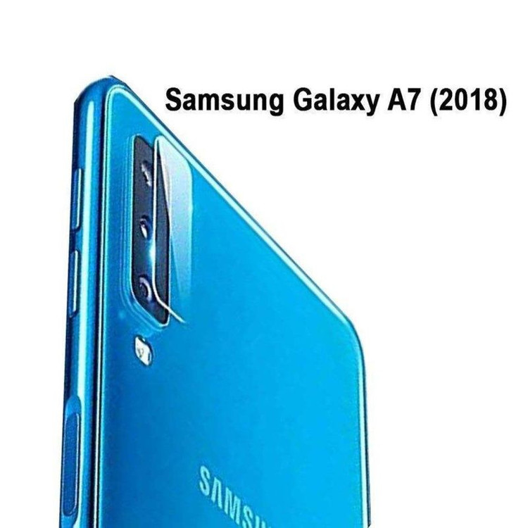 محافظ لنز دوربین از نوع شیشه ای مناسب برای گوشی موبایل Samsung Galaxy A7 2018-A750