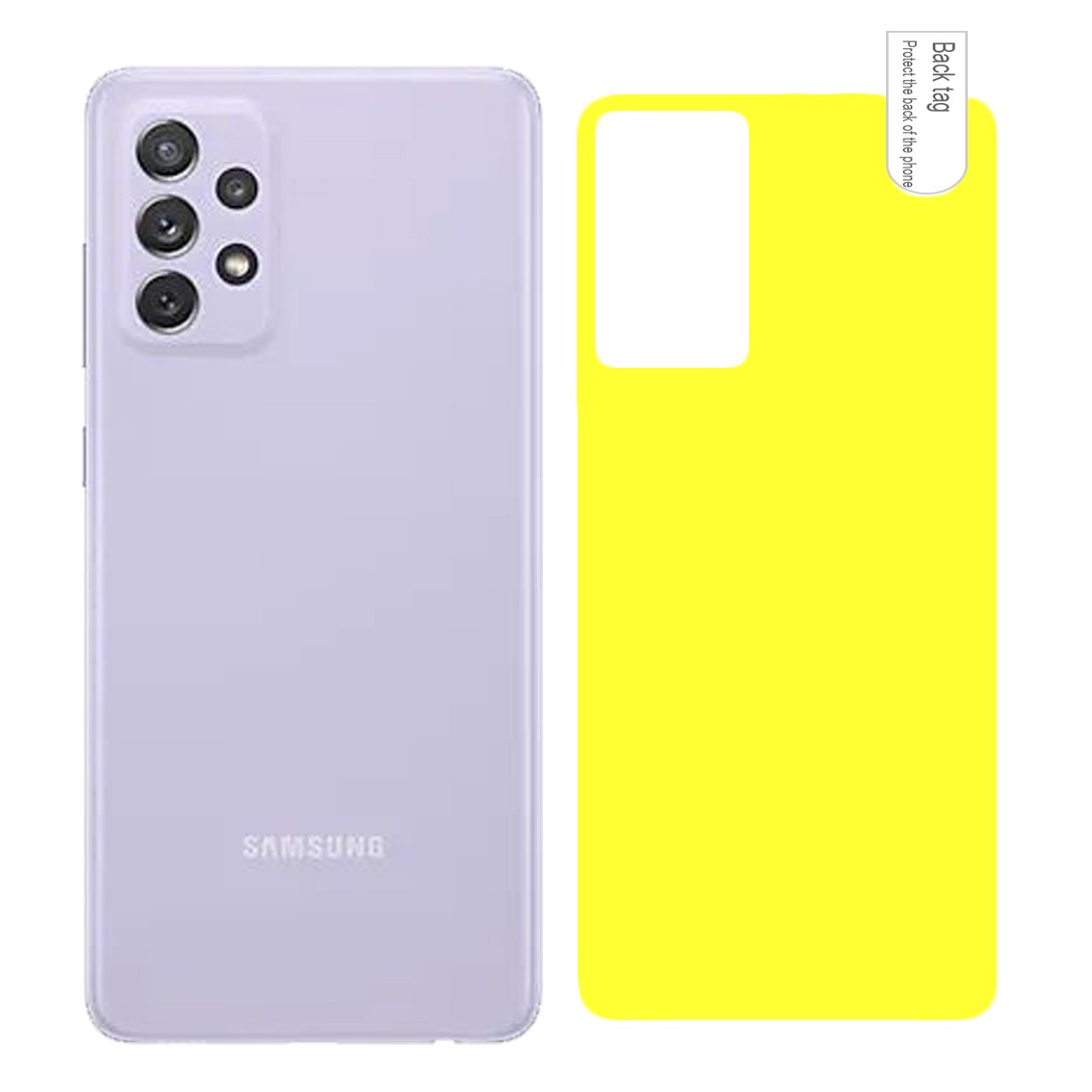 برچسب محافظ پشت گوشی مناسب برای Samsung Galaxy A52 4g/A52 5g/A52s