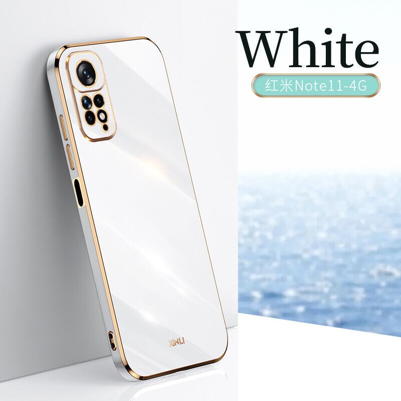 قاب گوشی ژله ای مای کیس گلد لاین دور طلایی براق محافظ لنز دار برای گوشی Xiaomi Redmi Note 11 Pro 4g-5g 2022-12 Pro 4g