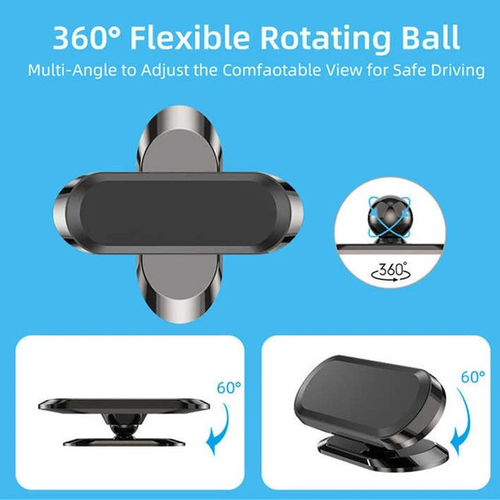 هولدر و پایه نگهدارنده مگنتی موبایل مدل F16 قابلیت چرخش 360 درجه،دارای 8 مگنت بسیار قوی،دارای پد فلزی گرد و مستطیلی