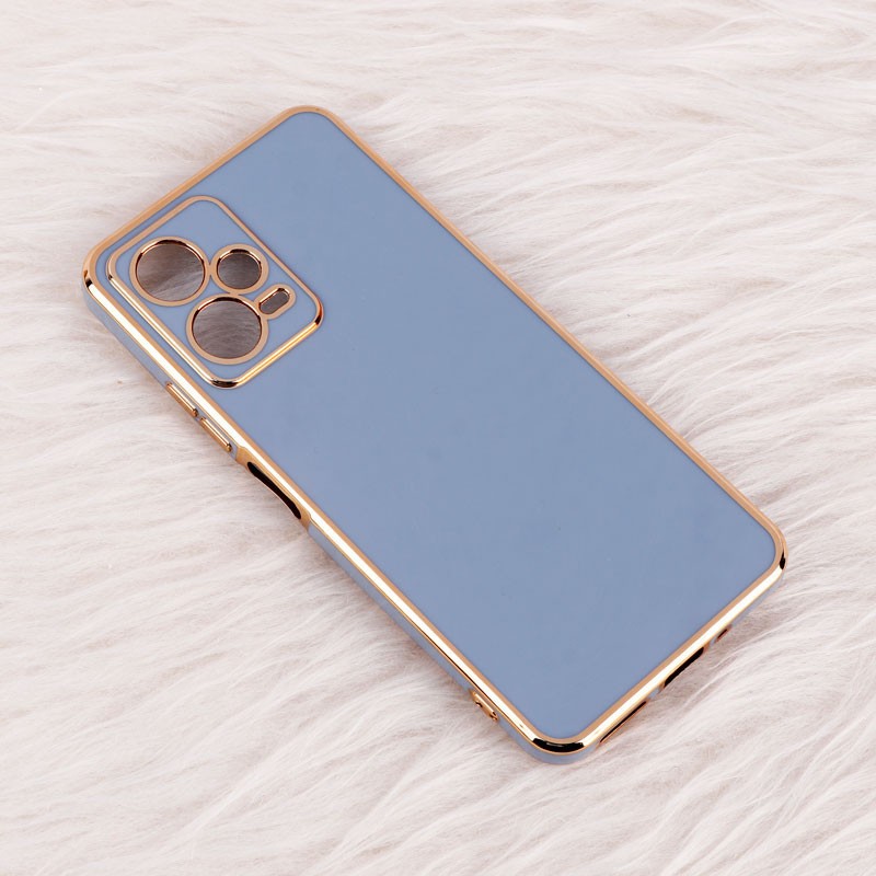 قاب گوشی Xiaomi Redmi Note 12 Pro 5G ژله ای مای کیس گلد لاین دور طلایی براق محافظ لنز دار