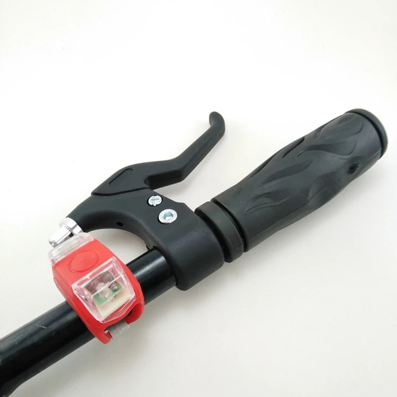 ست چراغ جلو و عقب دوچرخه ژله ای باتری خور LED (دارای 3 حالت نوردهی) مدل HL-009 بسته 2 عددی