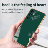 قاب گوشی Samsung galaxy A34 ژله ای مای کیس گلد لاین دور طلایی براق محافظ لنز دار
