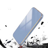 قاب گوشی Samsung galaxy A34 ژله ای مای کیس گلد لاین دور طلایی براق محافظ لنز دار
