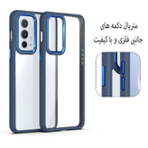 کاور شفاف دکمه فلزی مدل New Skin مناسب برای گوشی موبایل شیائومی Poco X5 Pro 5g