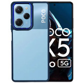 کاور شفاف دکمه فلزی مدل New Skin مناسب برای گوشی موبایل شیائومی Poco X5 Pro 5g